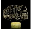 Beling 3D lampa, Mercedes Actros fuel truck, 7 farebná O13