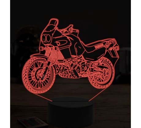 Beling 3D lampa,Yamaha XTZ 750 super terene, 7 farebná ZZ69