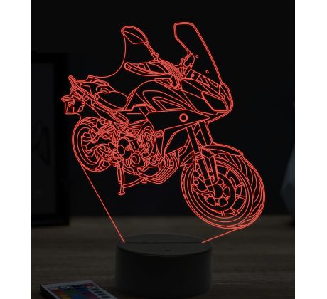 Beling 3D lampa,Yamaha motorka, 7 farebná ZZ62