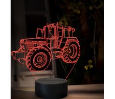 Beling 3D lampa,Zetor crystal 16245, 16 barevná U47