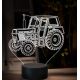 Beling 3D lampa,Zetor 8011 crystal ,16 barvná U51