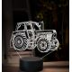 Beling 3D lampa,Zetor crystal 10045 ,16 farebná U52