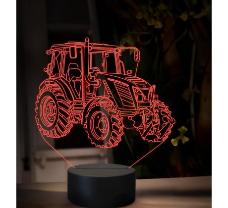 Beling 3D lampa, Zetor Major hs80 ,16 barevná U54