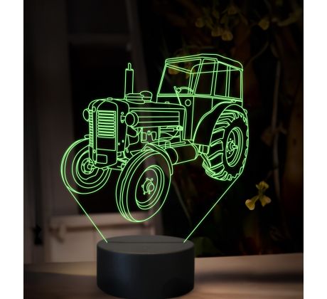 Beling 3D lampa,Zetor 50 super, 16 barevná U42