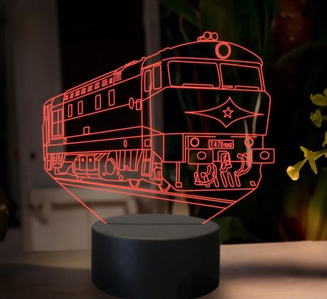 Beling 3D lampa, Motorový rušeň T478.1, 16 barevná SXR22