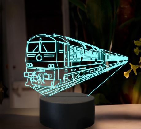 Beling 3D lampa, Motorový rušeň T48, 16 barevná SXR8