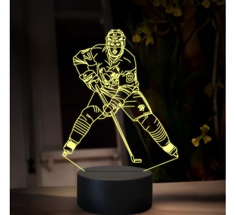 Beling 3D lampa, Sidney Crosby, 16 barevná SXQ11