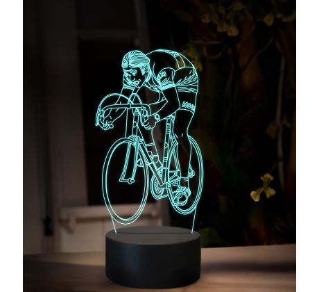 Beling 3D lampa,Eddy Merckx, 16 barevná,GX2