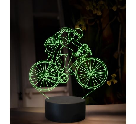 Beling 3D lampa,Gino Bartali, 16 barevná,GX3