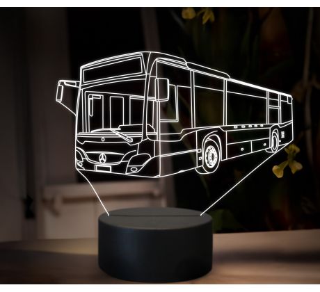 Beling 3D lampa, Mercedes benz citaro, 16 barevná GS11