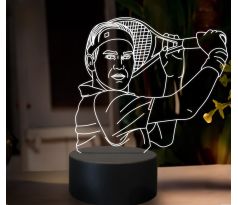 Beling 3D lampa, Roger Federer, 16 barevná SXZ15