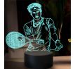 Beling 3D lampa,Alexander Zverev, 16 barevná SXZ1