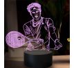 Beling 3D lampa,Alexander Zverev, 16 barevná SXZ1