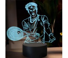 Beling 3D lampa,Alexander Zverev, 16 barevná SXZ1