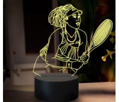 Beling 3D lampa,Naomi Osaka, 16 barevná SXZ12