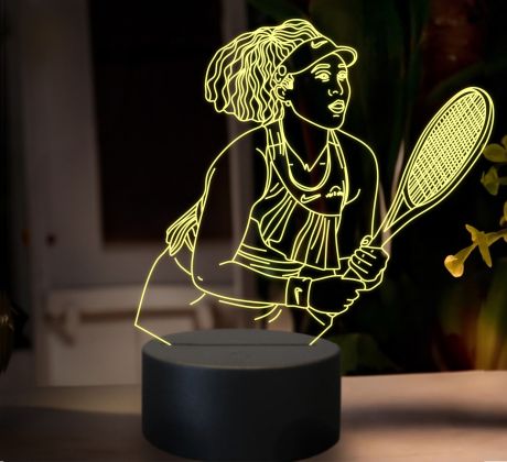 Beling 3D lampa,Naomi Osaka, 16 barevná SXZ12