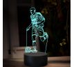 Beling 3D lampa,Zinedine Zidane, 16 Barevná TZ26