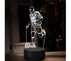 Beling 3D lampa,Zinedine Zidane, 16 Barevná TZ26