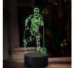 Beling 3D lampa,Virgil van Dijk, 16 Barevná TZ25