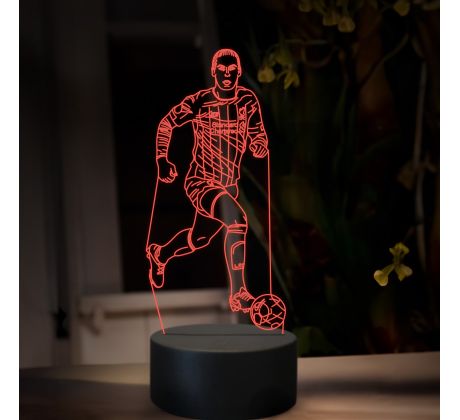 Beling 3D lampa,Virgil van Dijk, 16 Barevná TZ25