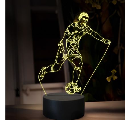 Beling 3D lampa,Cristiano Ronaldo, 16 Barevná TZ23