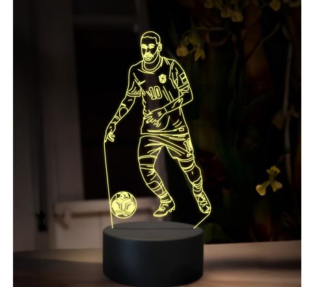 Beling 3D lampa,Neymar, 16 Barevná TZ19