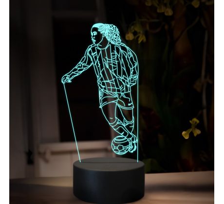 Beling 3D lampa,Ronaldinho, 16 Barevná TZ22